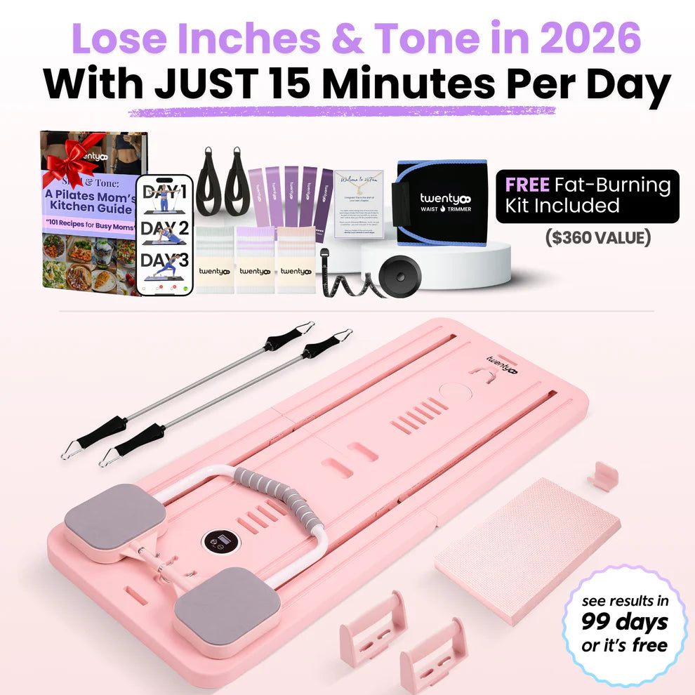 Portable Pilates Reformer + 90 Day Bootcamp